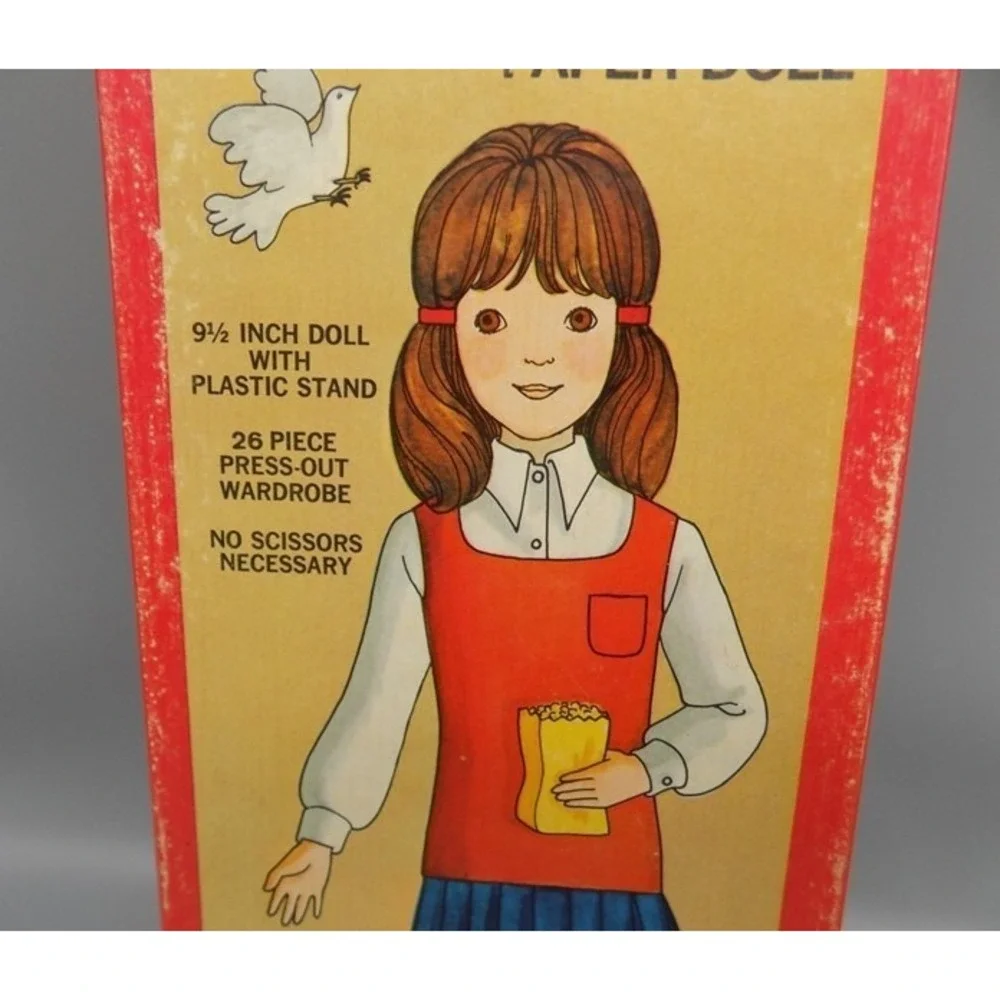 Orig Betsy McCall 1971 Paper Dolls with Nice Box 99% Complete Whitman Vintage